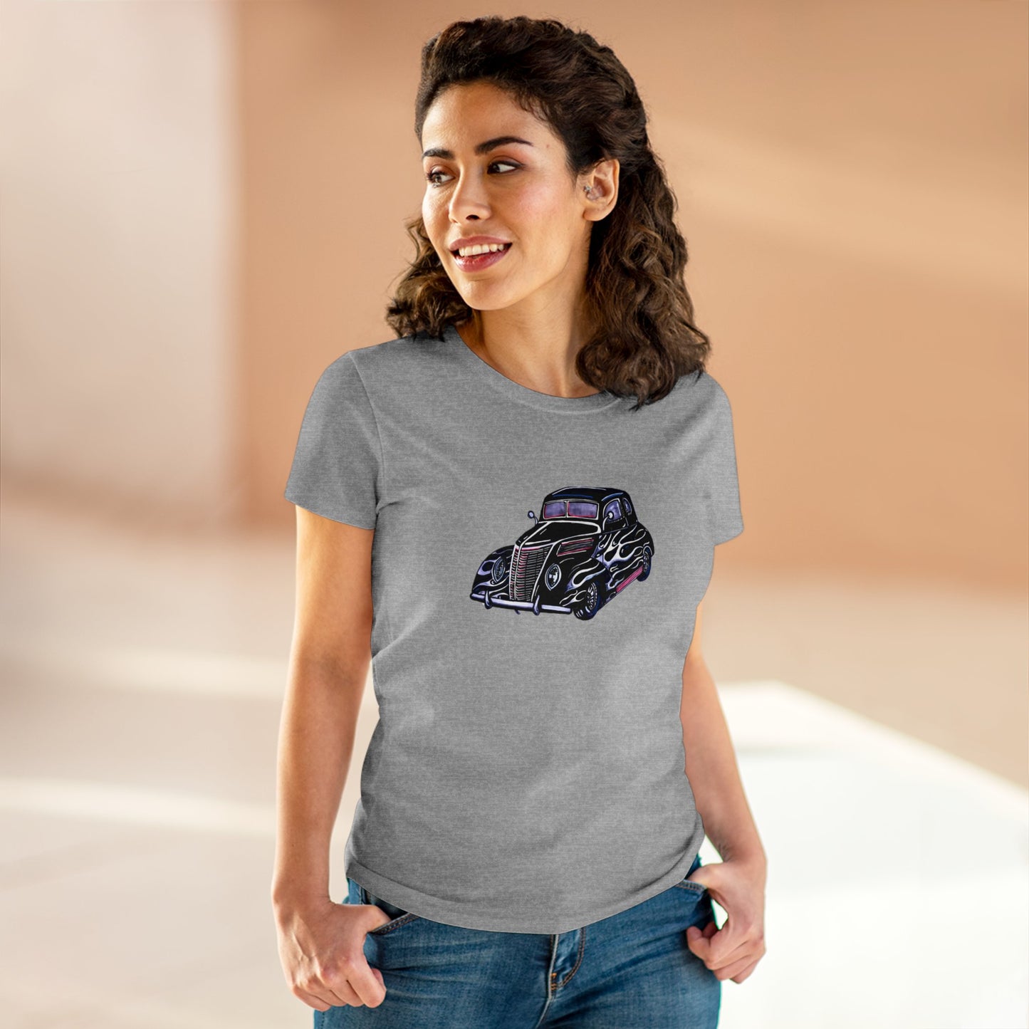 Ferris Wheel Designs Low Rider Women's Cotton Tee