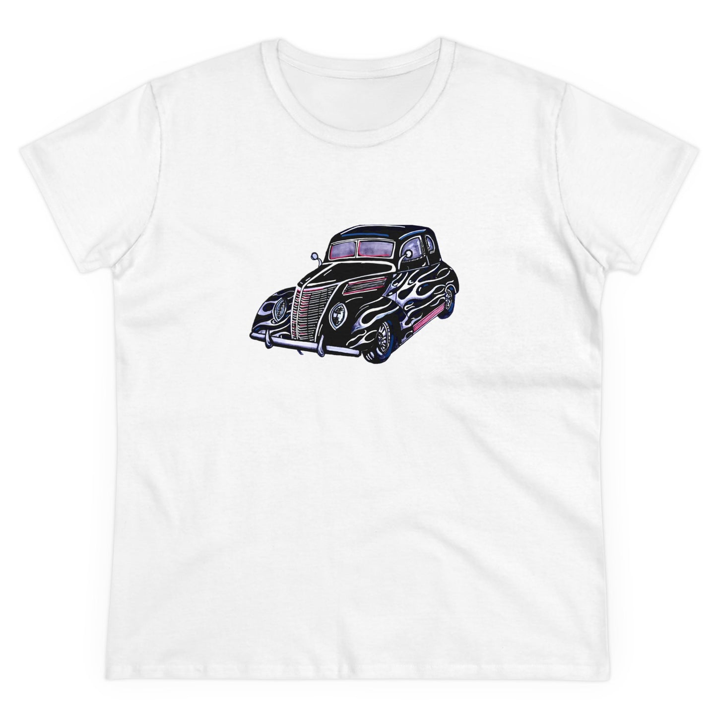 Ferris Wheel Designs Low Rider Women's Cotton Tee