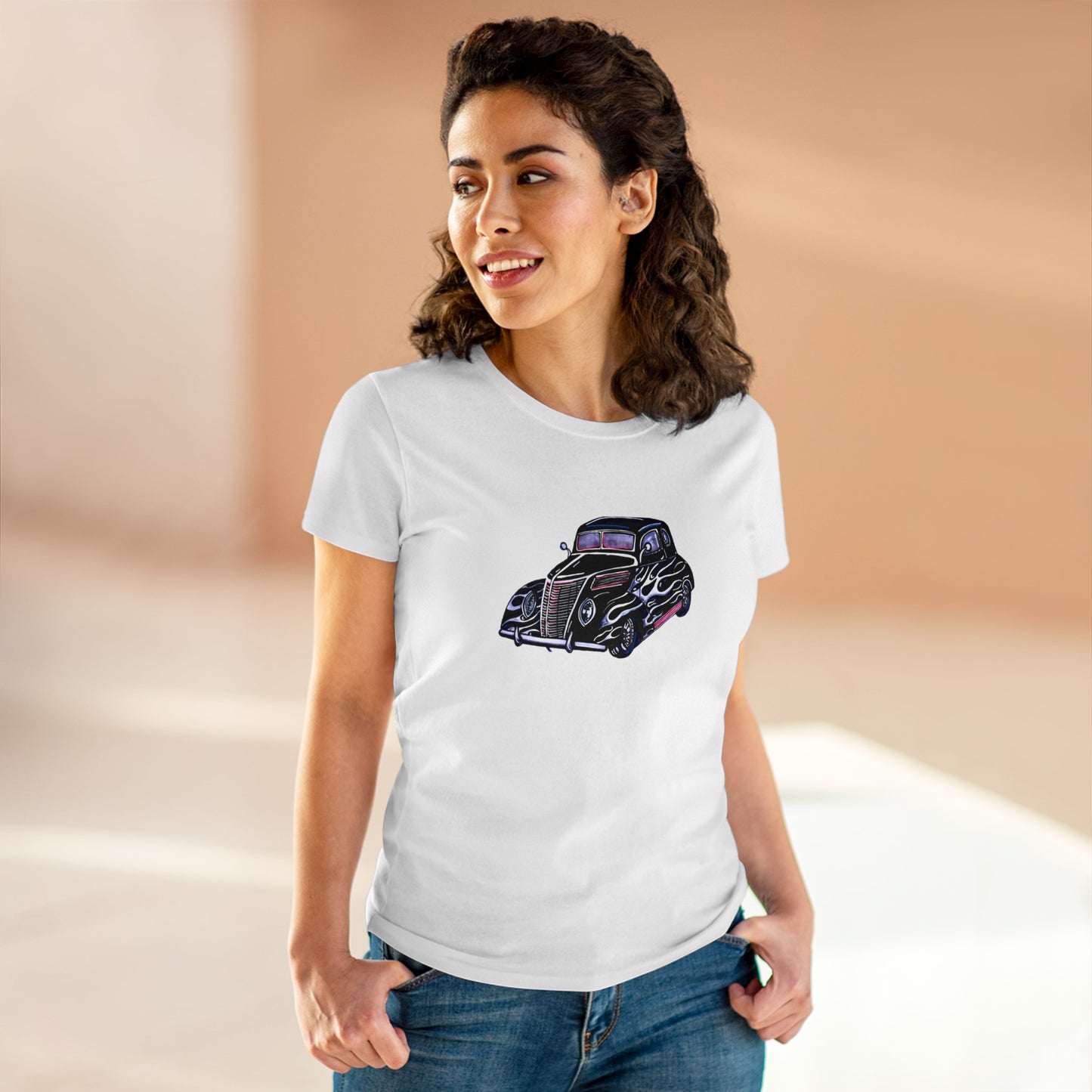 Ferris Wheel Designs Low Rider Women's Cotton Tee