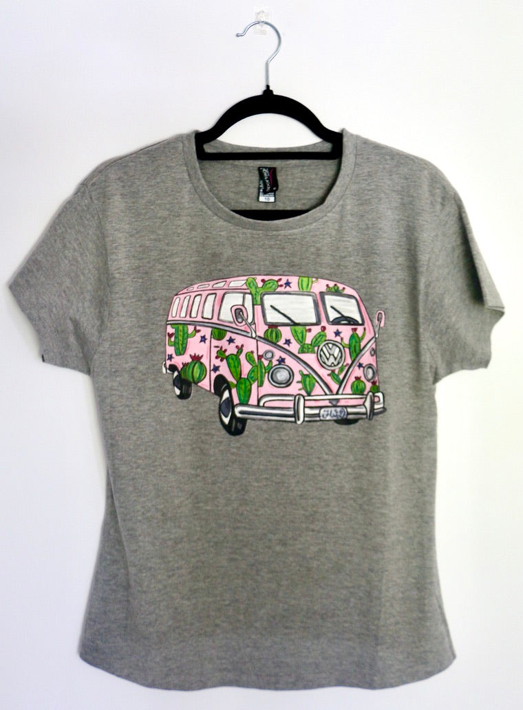 "Cactus Kombie" Women's Classic Car Tee