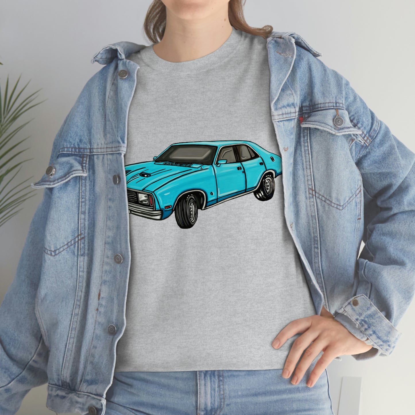 Unisex Heavy Cotton Tee. "Ford Fairmont GXL"