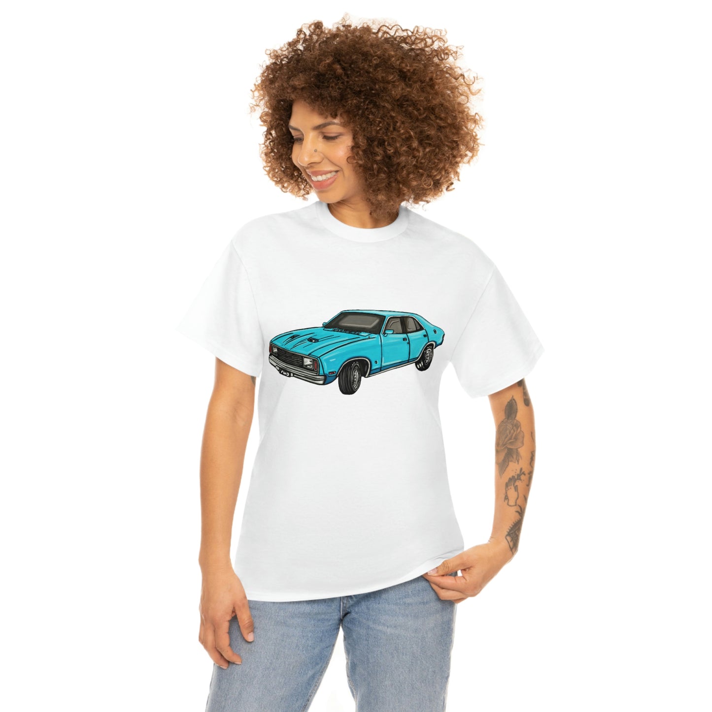 Unisex Heavy Cotton Tee. "Ford Fairmont GXL"