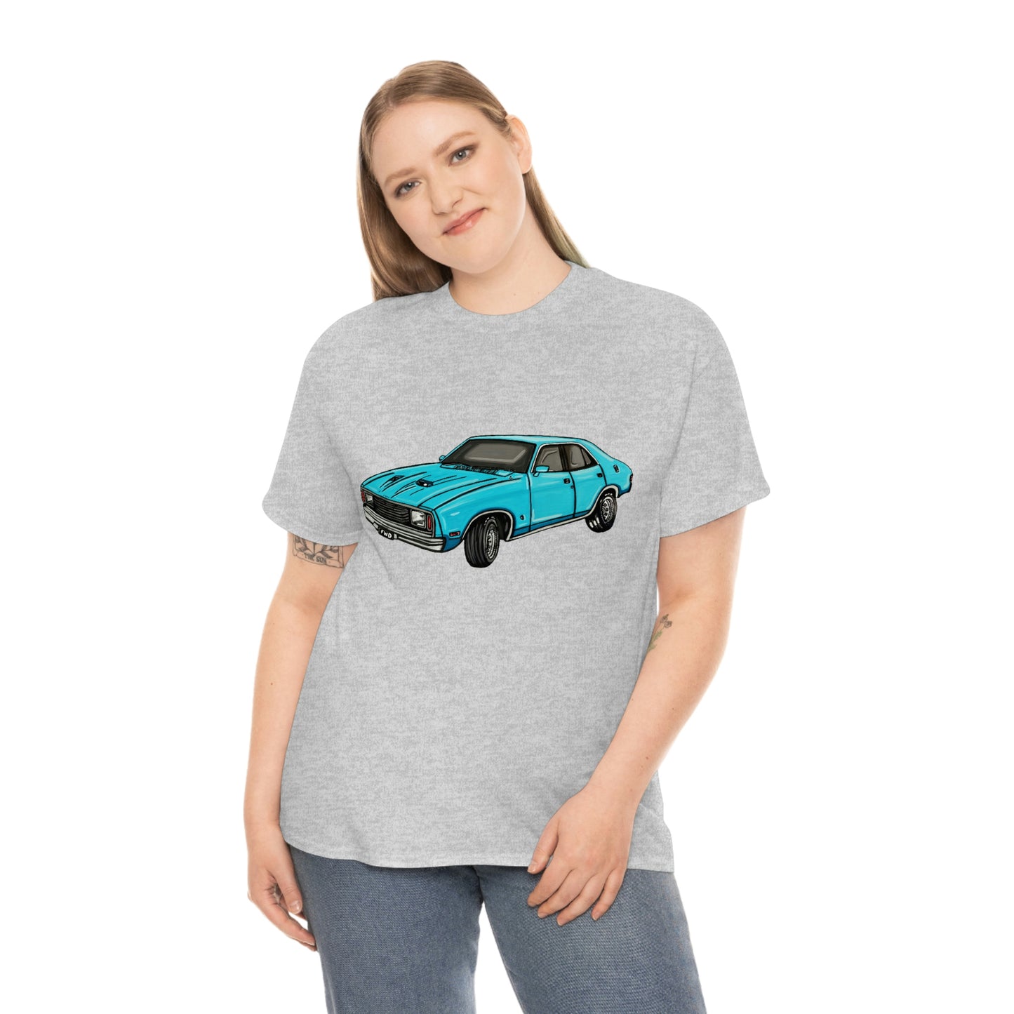 Unisex Heavy Cotton Tee. "Ford Fairmont GXL"