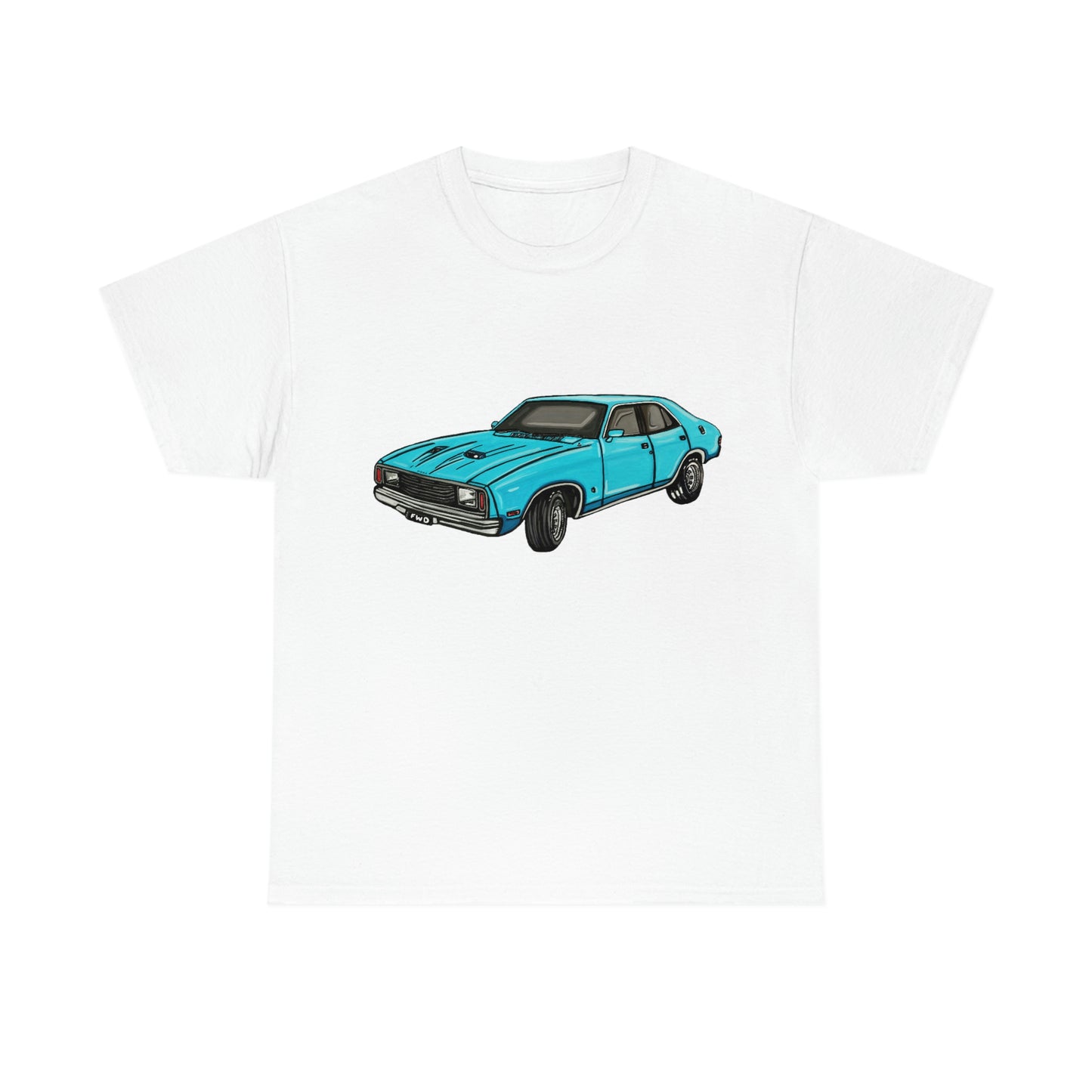 Unisex Heavy Cotton Tee. "Ford Fairmont GXL"