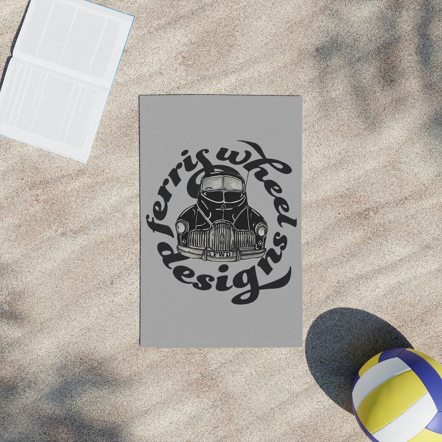 Ferris Wheel Designs "Hot Holden" Beach Towels