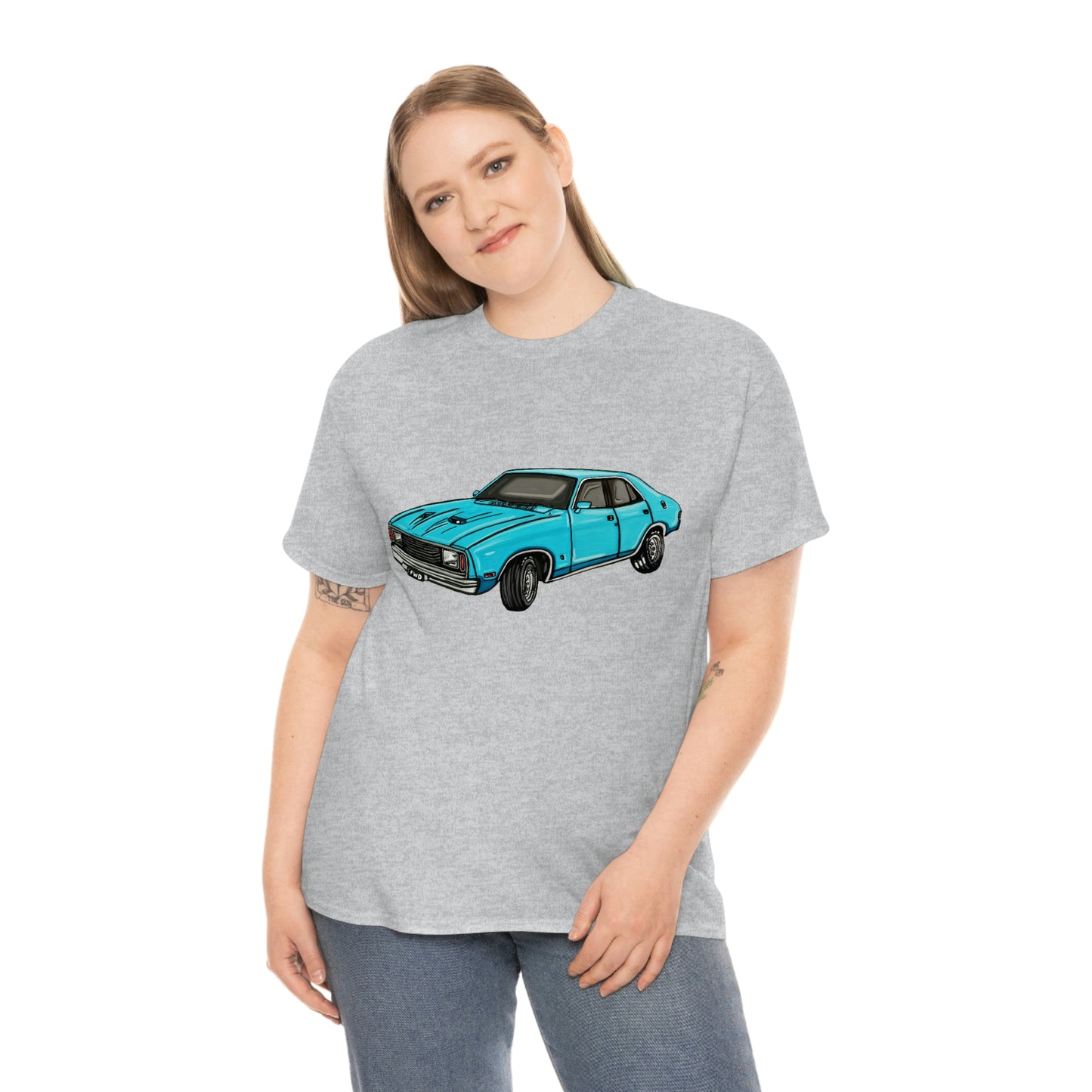 Unisex Heavy Cotton Tee. "Ford Fairmont GXL"