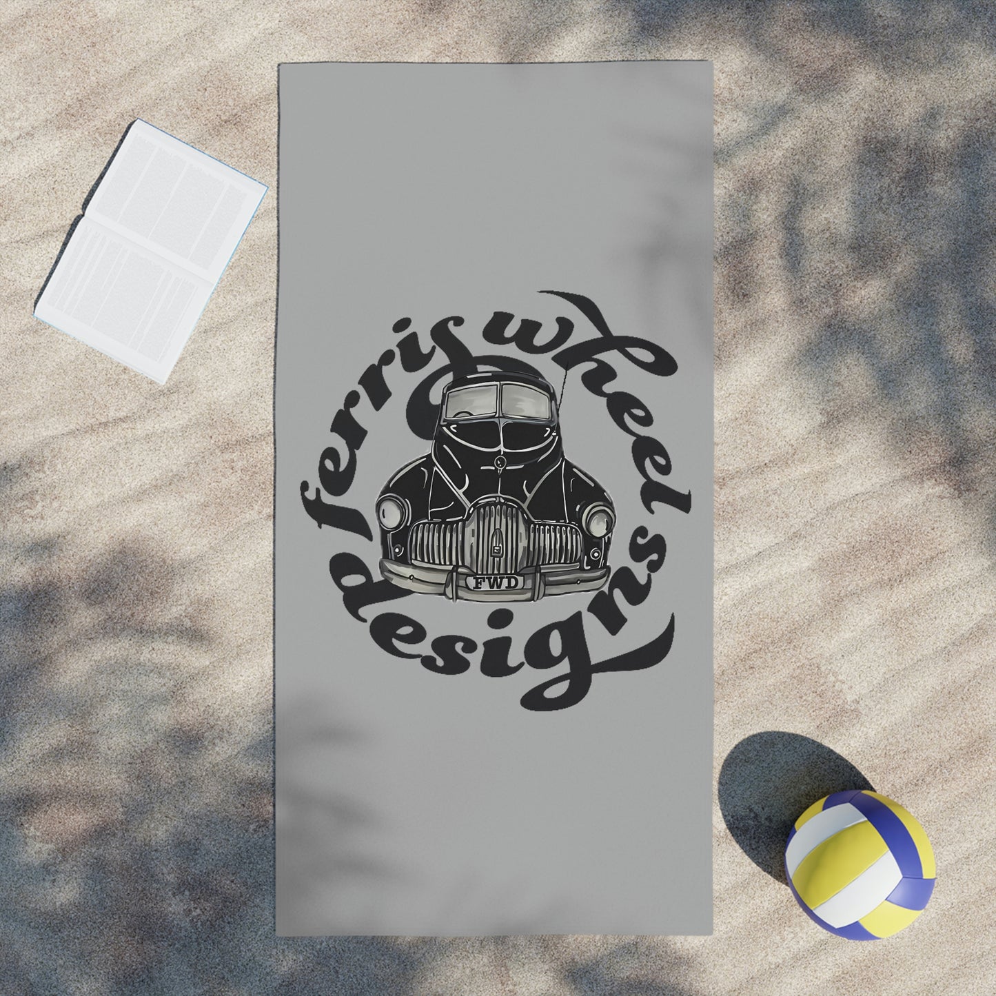 Ferris Wheel Designs "Hot Holden" Beach Towels