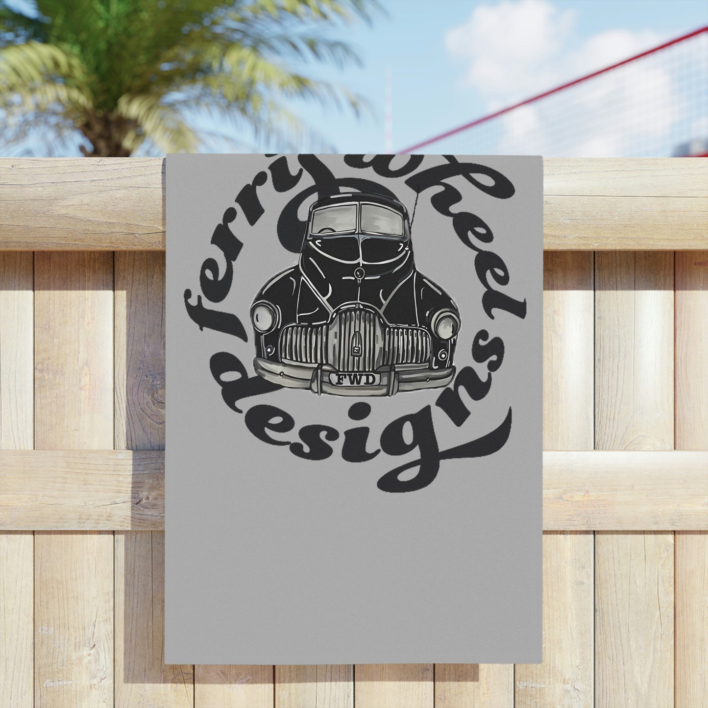 Ferris Wheel Designs "Hot Holden" Beach Towels