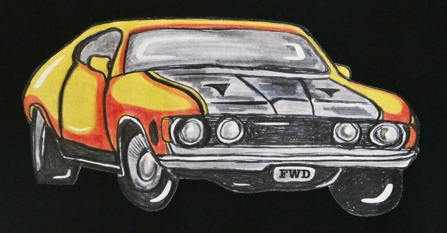 "Muscle Car" Women's Classic Car Tee