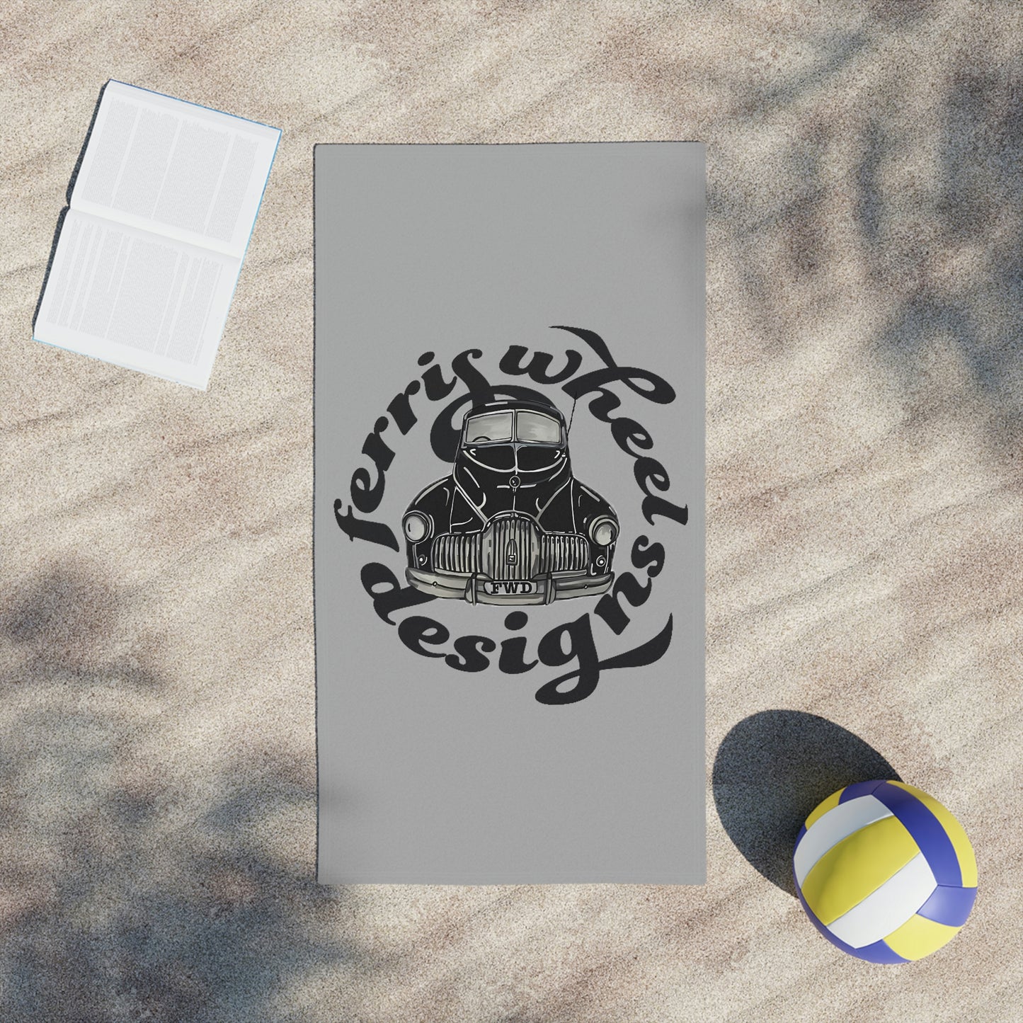 Ferris Wheel Designs "Hot Holden" Beach Towels