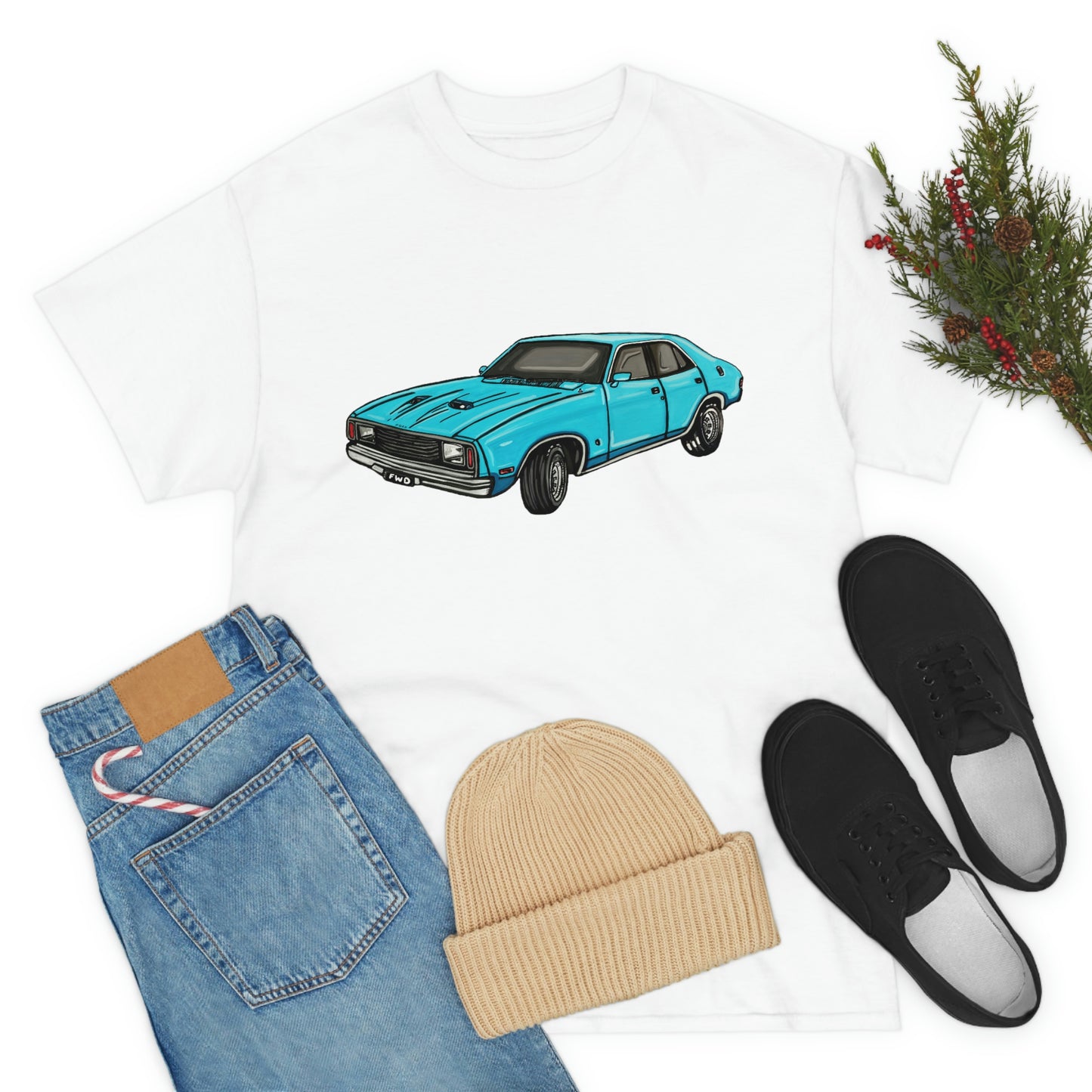 Unisex Heavy Cotton Tee. "Ford Fairmont GXL"