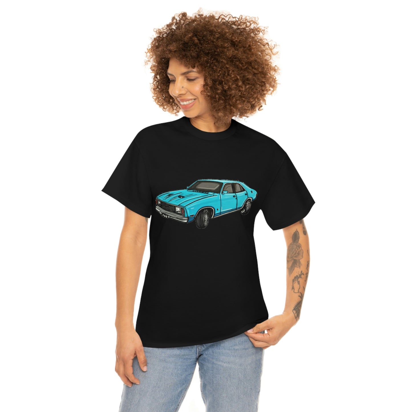 Unisex Heavy Cotton Tee. "Ford Fairmont GXL"