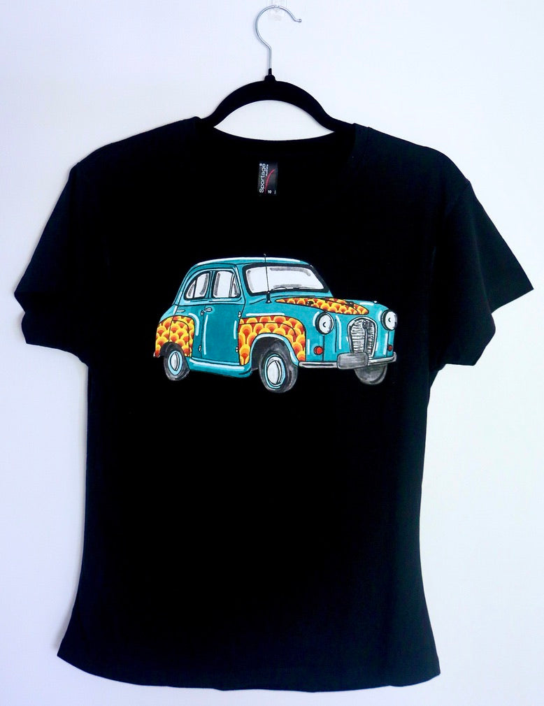 "Ferris Wheel B&B" Women's Classic Car Tee