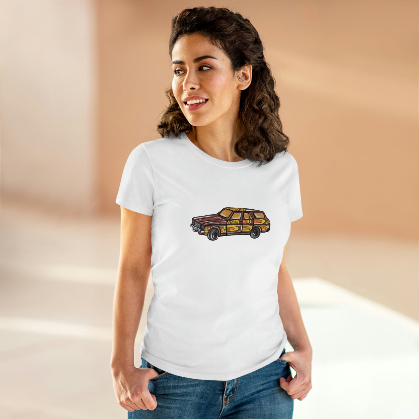 Women's Cotton Tee Holden Premier Station Wagon