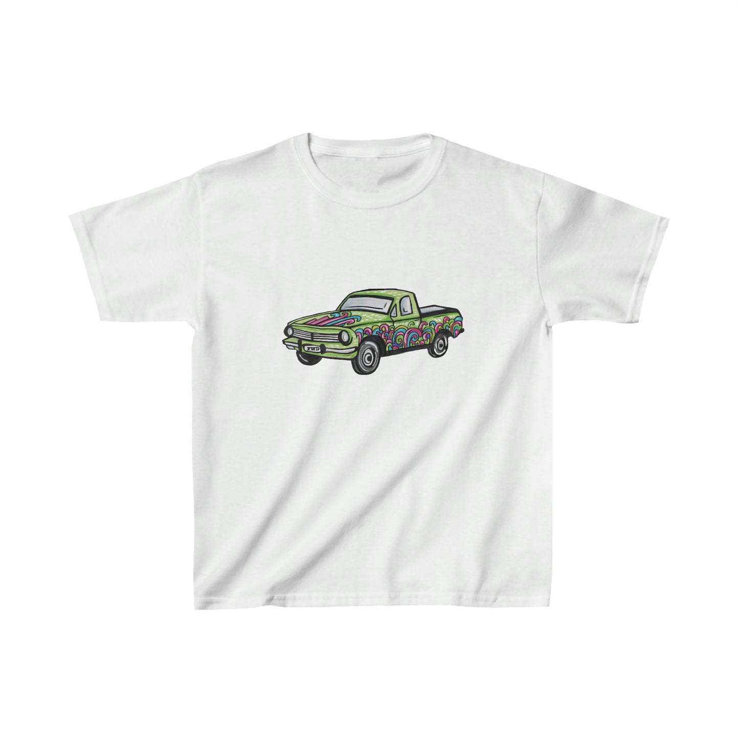 Kids Cotton™ Tee. EH Holden. "Green Machine".