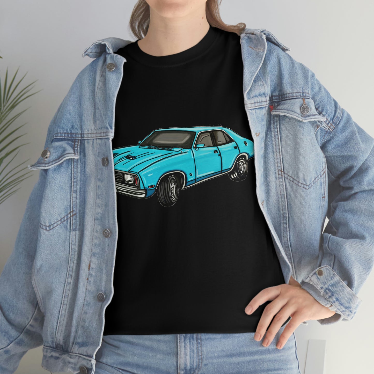 Unisex Heavy Cotton Tee. "Ford Fairmont GXL"