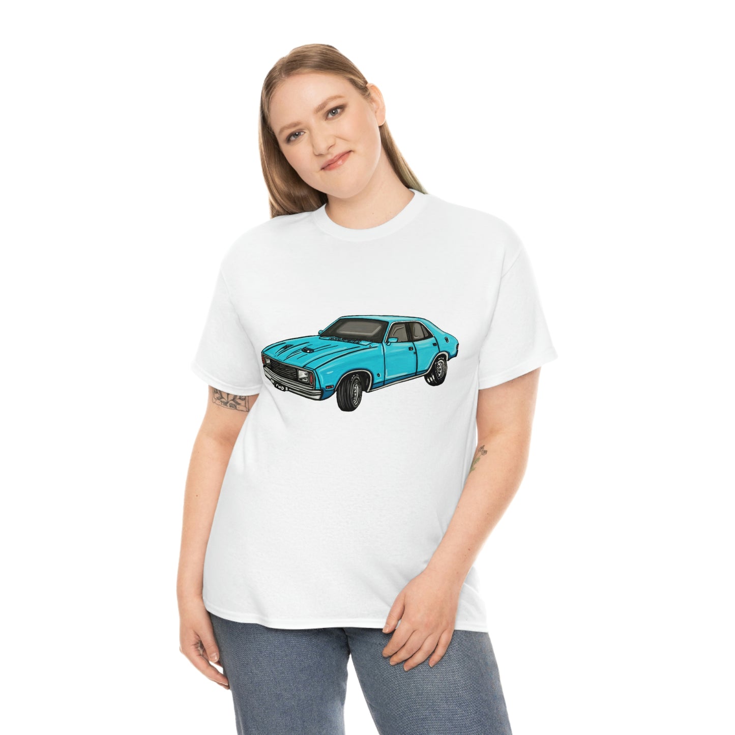 Unisex Heavy Cotton Tee. "Ford Fairmont GXL"