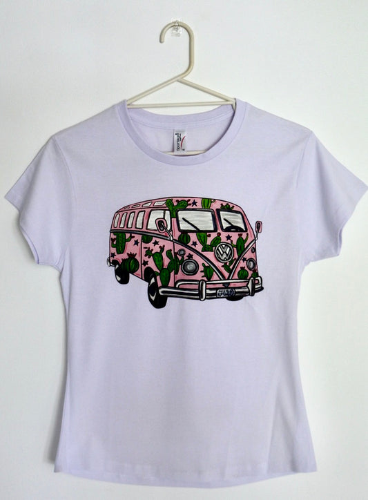 "Cactus Kombie" Women's Classic Car Tee