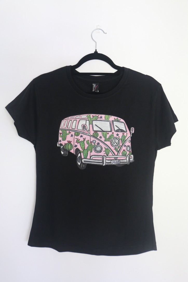 "Cactus Kombie" Women's Classic Car Tee