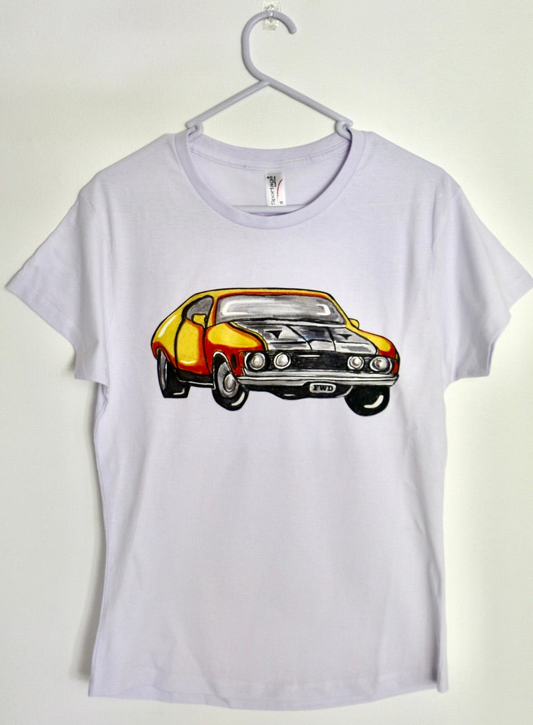 "Muscle Car" Women's Classic Car Tee