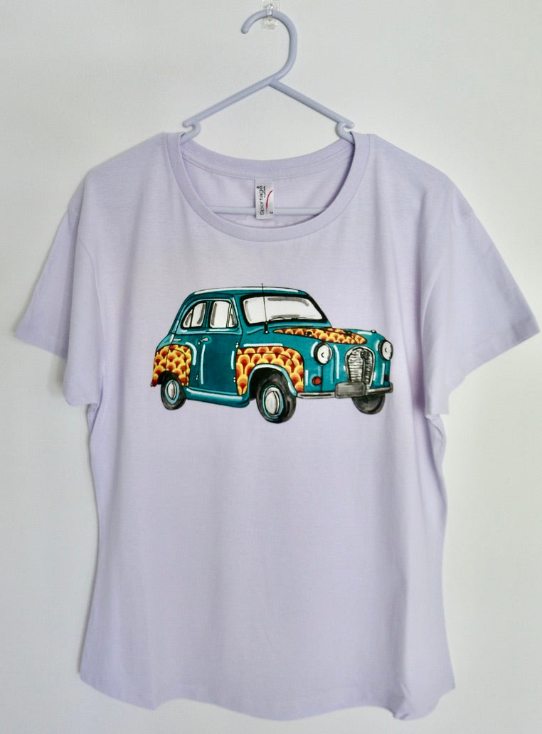 "Ferris Wheel B&B" Women's Classic Car Tee