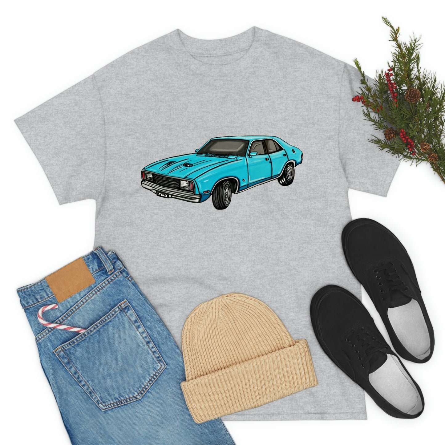 Unisex Heavy Cotton Tee. "Ford Fairmont GXL"