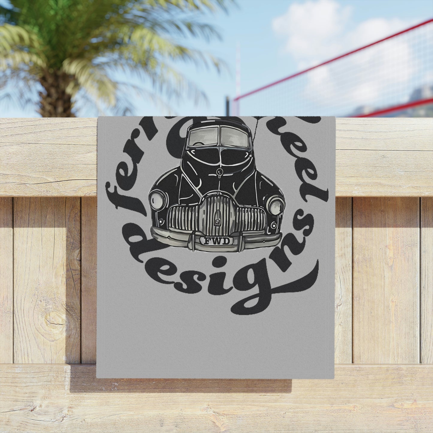 Ferris Wheel Designs "Hot Holden" Beach Towels