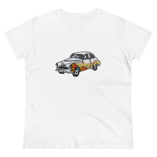 Holden FJ "Flames" Women's Cotton Tee