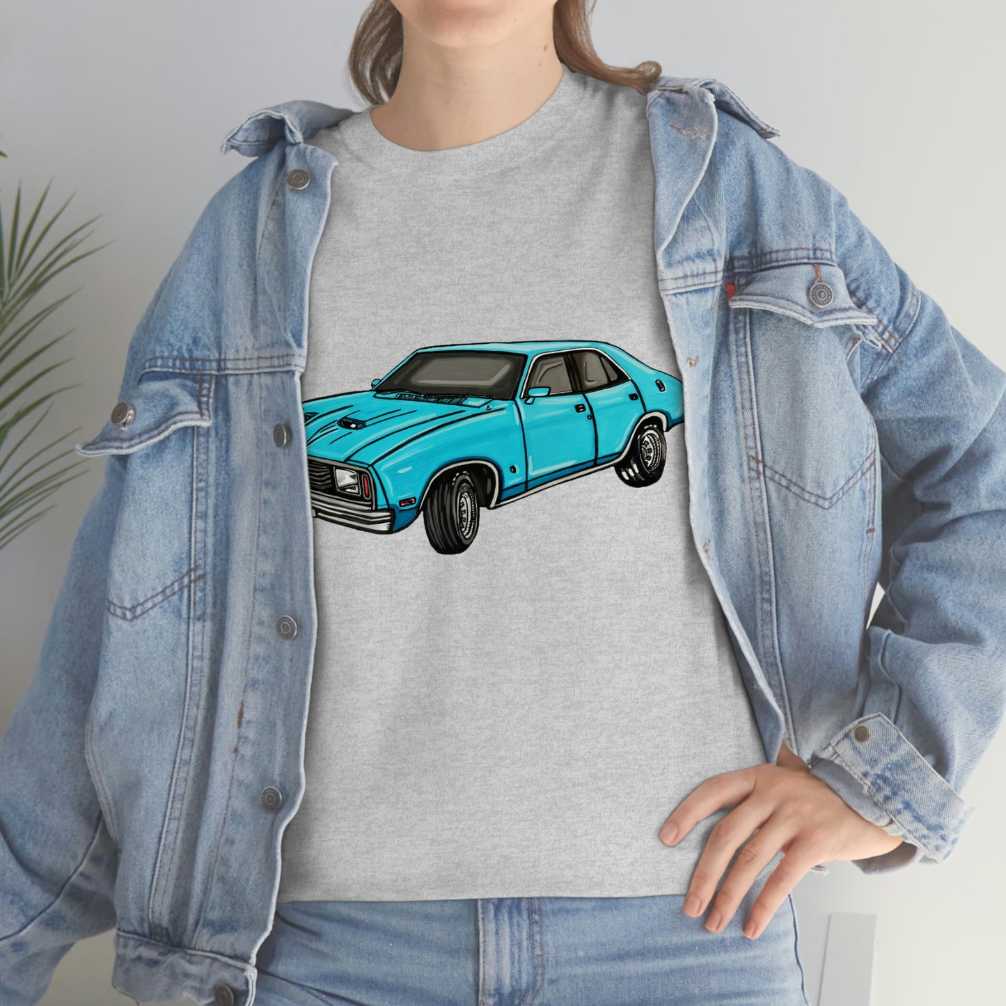 Unisex Heavy Cotton Tee. "Ford Fairmont GXL"