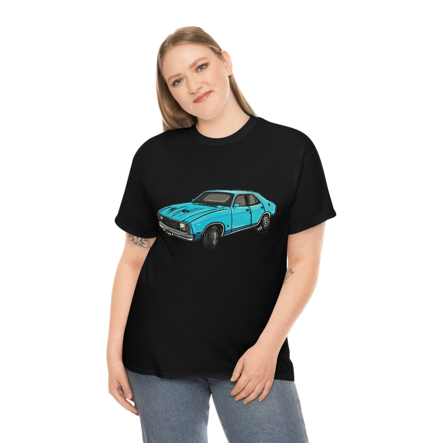 Unisex Heavy Cotton Tee. "Ford Fairmont GXL"