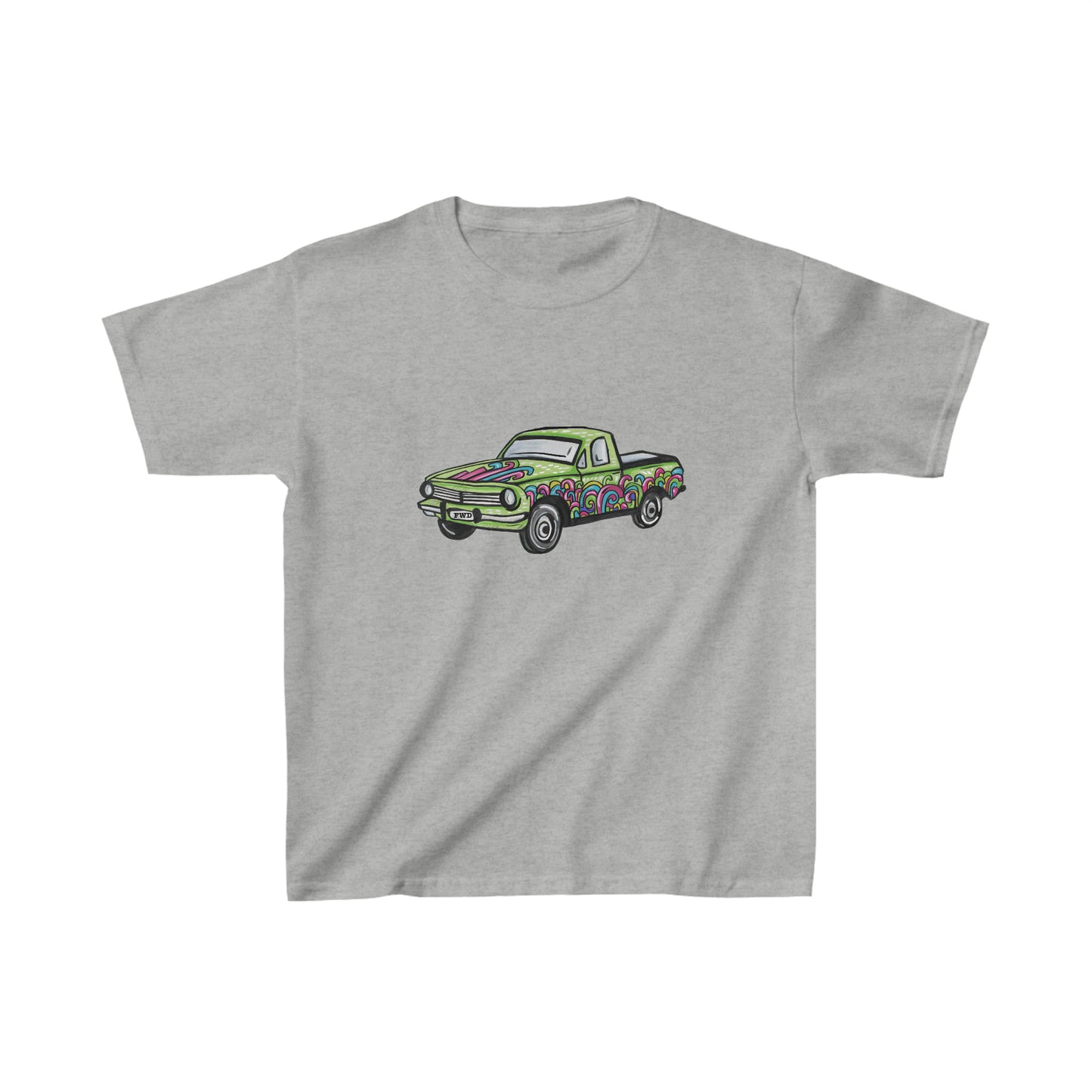 Kids Cotton™ Tee. EH Holden. "Green Machine".